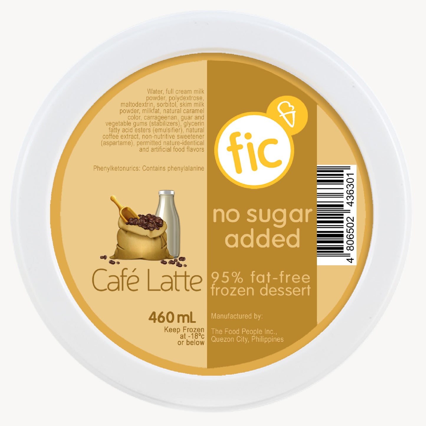 Café Latté (No Sugar Added)