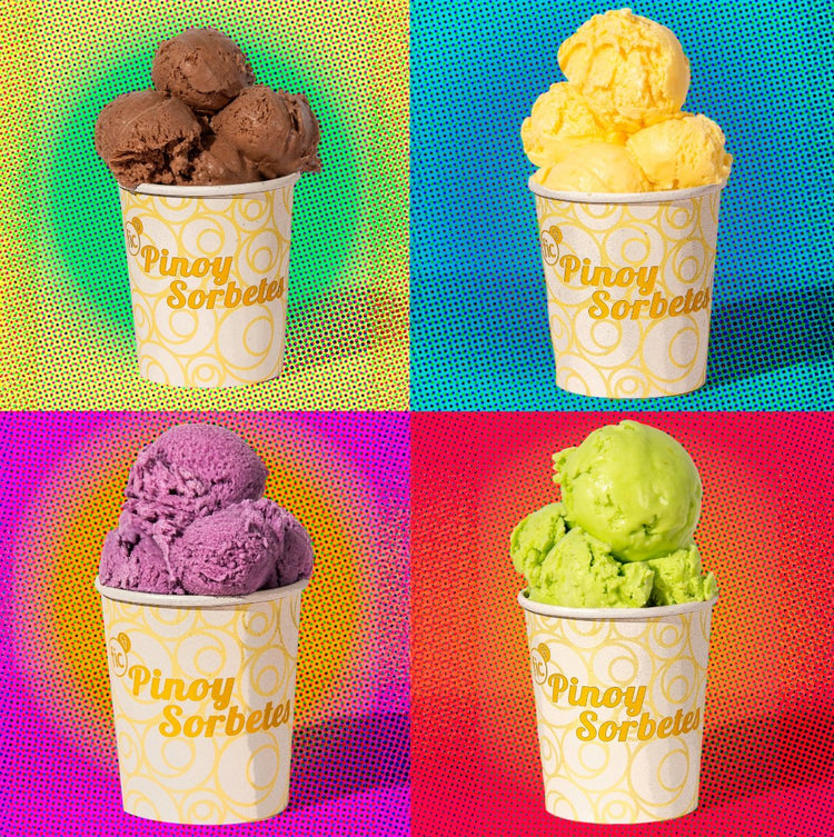 Pinoy Sorbetes Ube Ice Cream